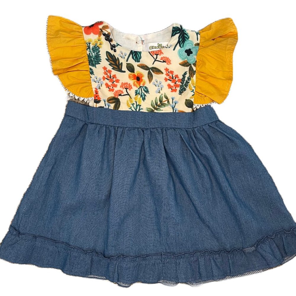 NWOT Toddler Girl Summer Floral Printed Dress 2T